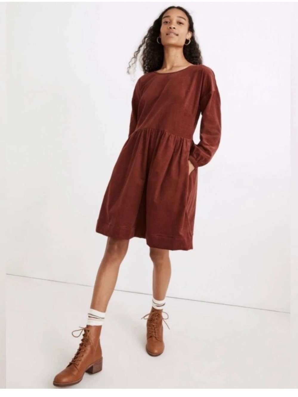 Madewell Corduroy Cotton Dress M